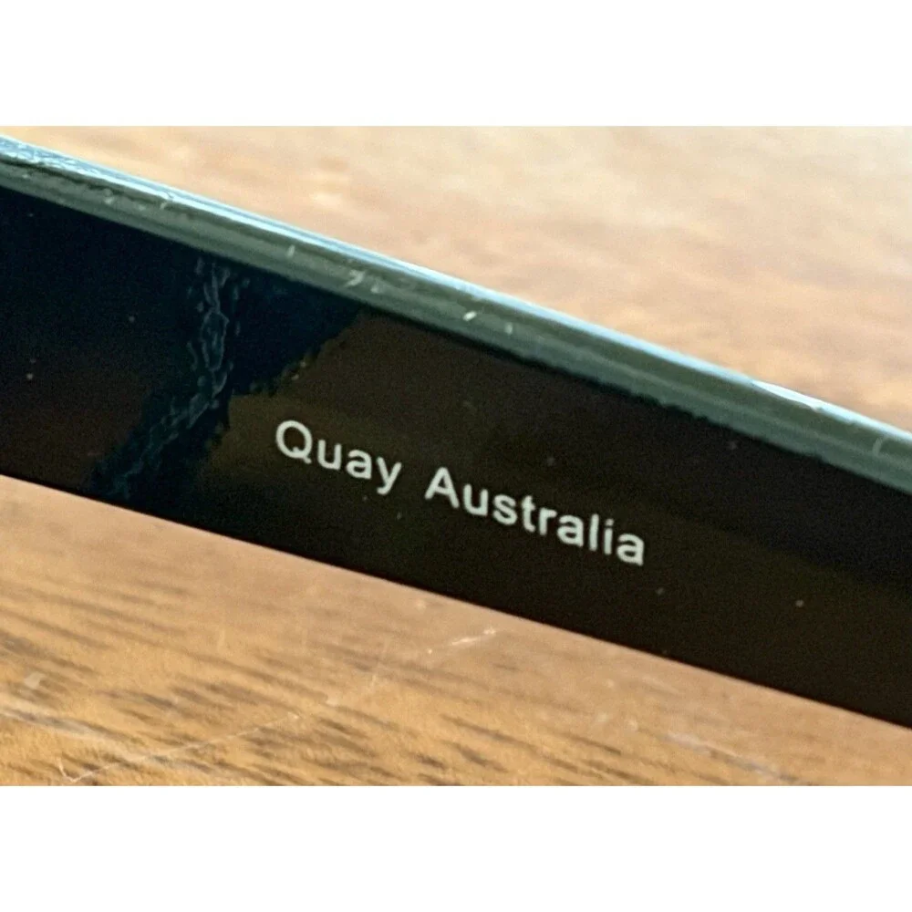 QUAY Australia “Breath Of Life” Sunglasses - Black Frames/Gradient Purple -NWT